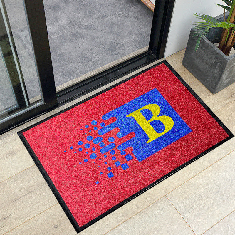 Alfombra de puerta de PVC sin resbalón almohadilla de suelo de bobina para la entrada de bienvenida alfombras de puerta de entrada
