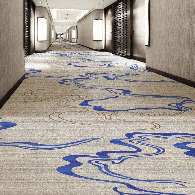 Alfombra de alta calidad para el hotel Lobby Sala de baile Pasillo Sala de estar estilo de pila de corte floral de lujo