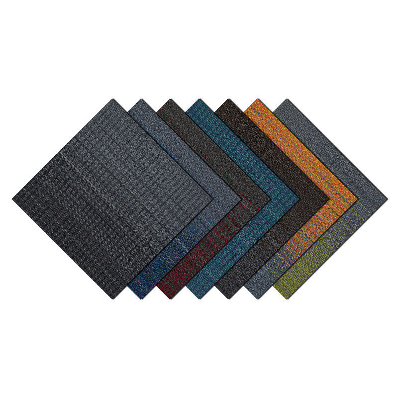 Alfombras para oficinas comerciales azulejos grises de nylon cuadrados alfombras para suelos de 550 g/m2 Peso de pila