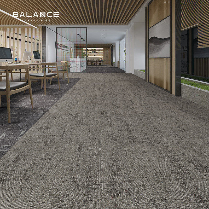 Tejas de alfombra de PVC para oficinas comerciales 50x50 cuadrado
