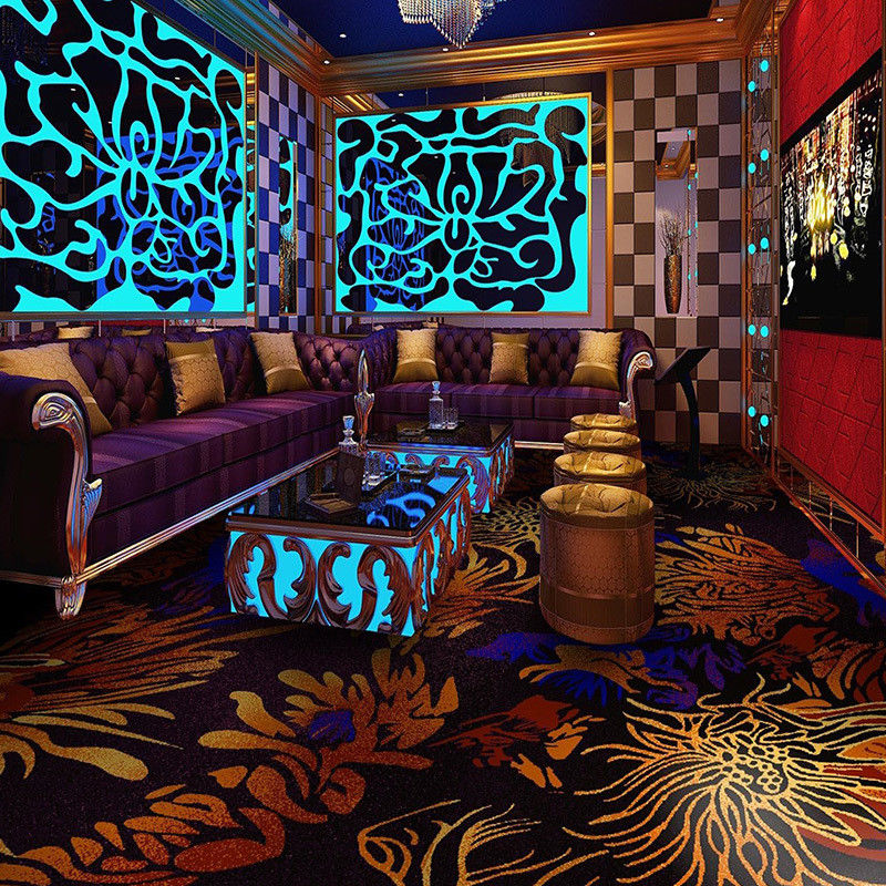 Moqueta moderna de diseño de Axminster Tapete 3D de pared a pared para alfombras de hotel Tapete de club nocturno