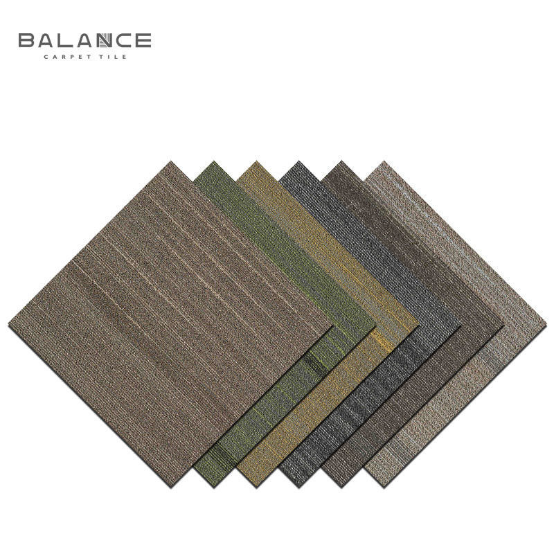50x50 Cuadrado de PVC poliéster polipropileno de pila de bucle de suelo alfombras de alfombra para el salón cocina comedor lavable