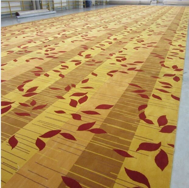 PP 7x7 7x8 7x9 7x10 7x11 7x12 Alfombra de pared a pared Alfombra de telar de 5 estrellas Alfombra de hotel de lujo