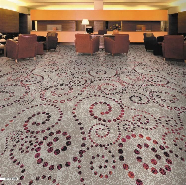 Axminster Cut Pile Pattern Carpet Roll para la decoración del salón de baile del hotel de 5 estrellas