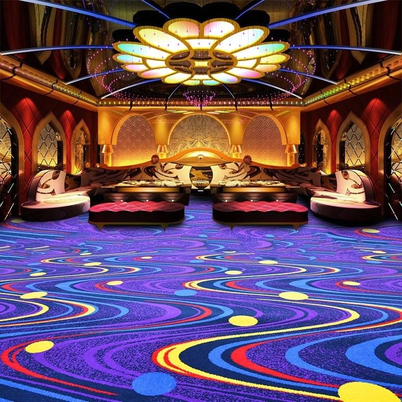 Alfombra de salón de baile clásica tejida por máquina en colores personalizados para hoteles de lujo