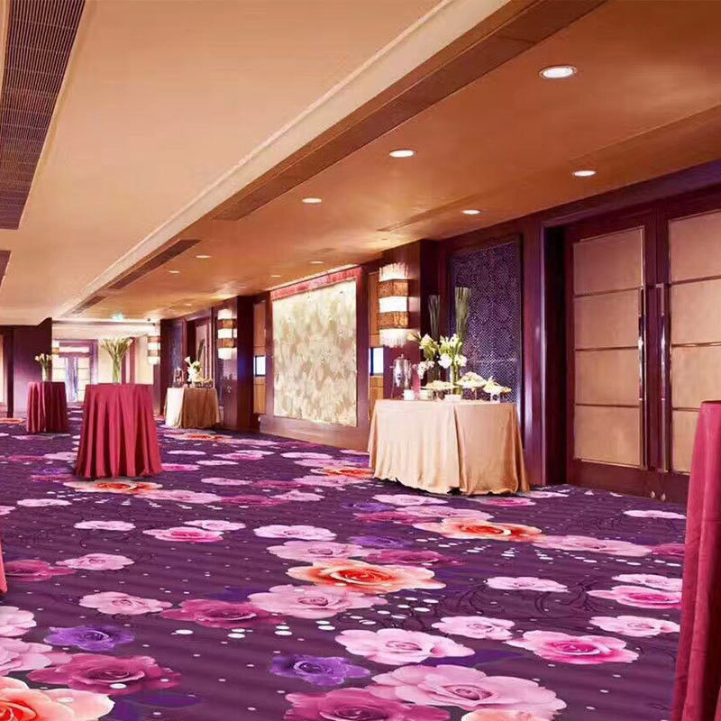 12 pies o 13.12 pies de ancho Alfombra Axminster para sala de reuniones y banquetes estilo hotel de lujo