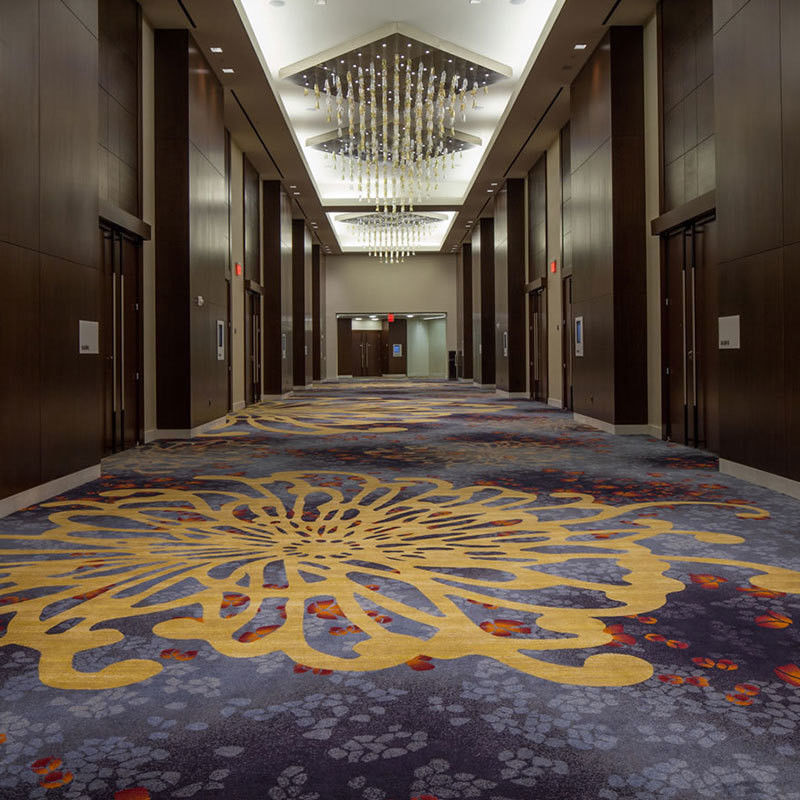Alfombra Axminster para el restaurante de diseño personalizado y el piso del hotel de 5 estrellas