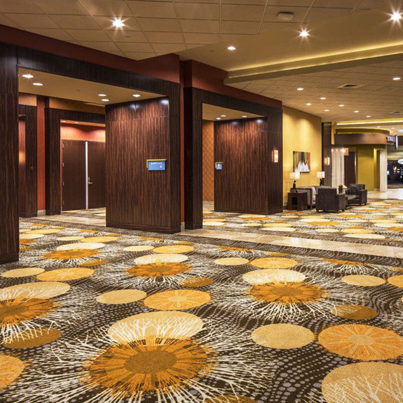 Color personalizado de lana de lujo de pared a pared Alfombra de Axminster para el hotel Alfombras de 5 estrellas
