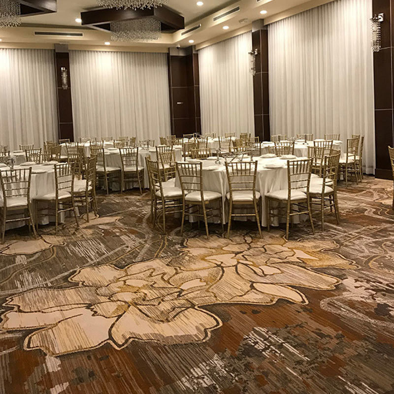 Alfombra de poliamida de estilo hotel, rodillos suaves con tufos para interiores y exteriores superiores y de diseño
