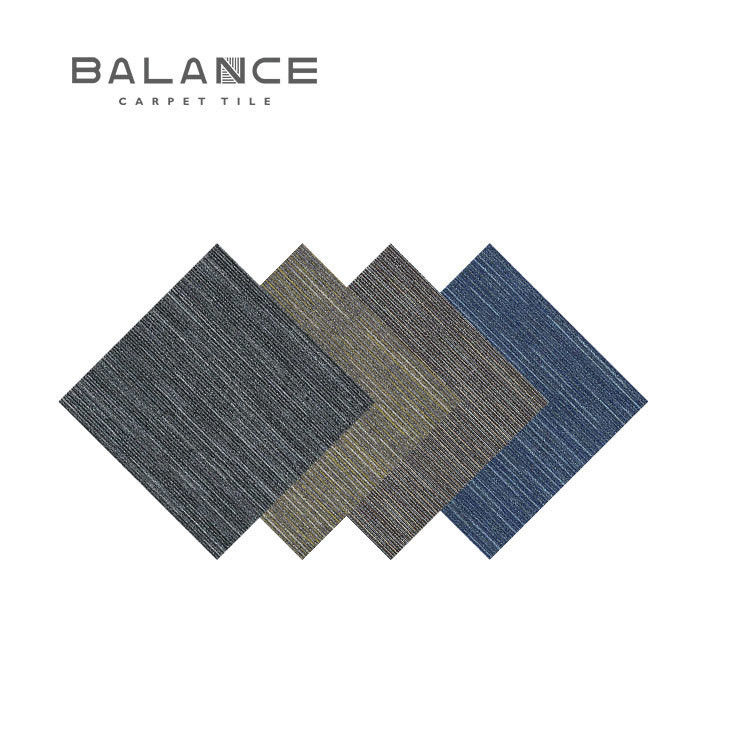 2.5/4.0 mm Alturas de pila Tejas de alfombra de PP de nylon con respaldo de betún
