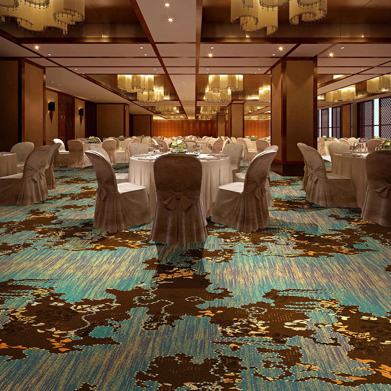 80% de lana NZ 20% de nylon Sala de baile Alfombra de Axminster para el hotel Sala de banquetes