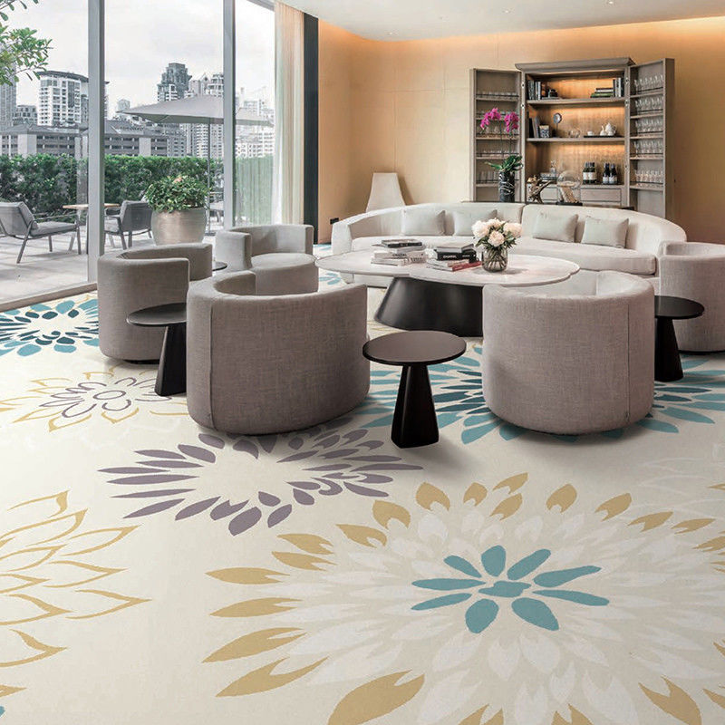 Alfombra y alfombra para el piso rectangular de la sala de banquetes del hotel de 5 estrellas