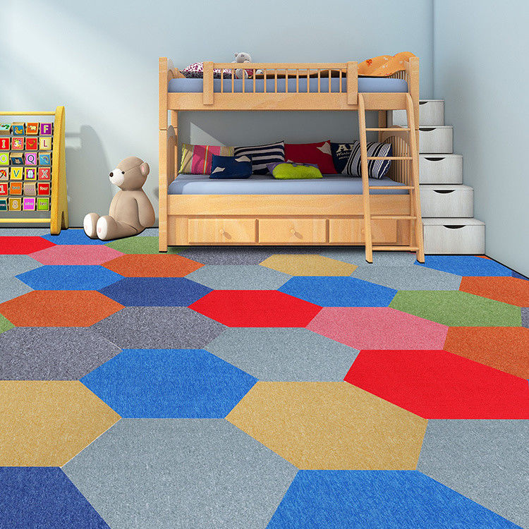 Hexagon Commercial 100% SD alfombras de nylon alfombras de suelo alfombra máquina de tufted para la durabilidad